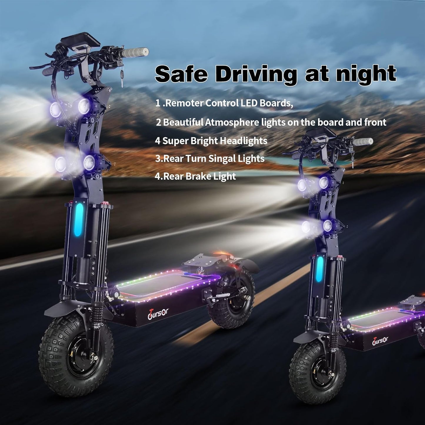 Electric Scooter Pro Off-Road LCD Display [FREE SHIPPING]